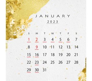 ☆1月のカレンダー☆ サムネイル