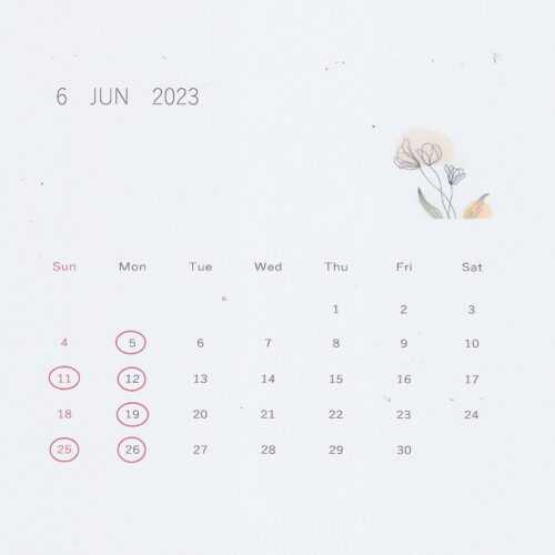 ６月☆営業カレンダー♪ サムネイル